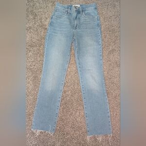 Madewell Light Blue Straight Leg Jeans